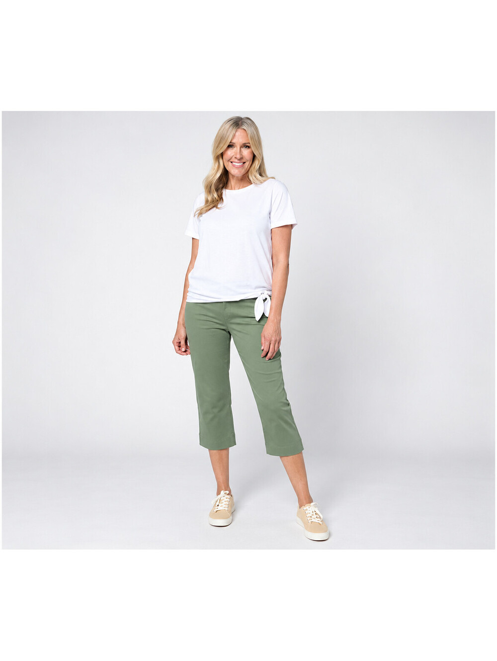 NYDJ Marilyn Straight Leg Capri Jeans in Cool Embrace English Ivy Size Petite 16
